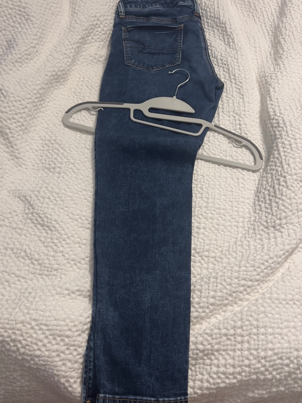 American Eagle Outfitters Skinny Jeans in Dark Blue Wash